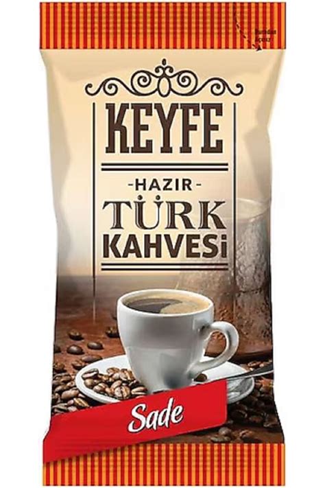keyfe Tek İçimlik Türk Kahvesi Sade 7gr X 16 adet Fiyatı, Yorumları ...