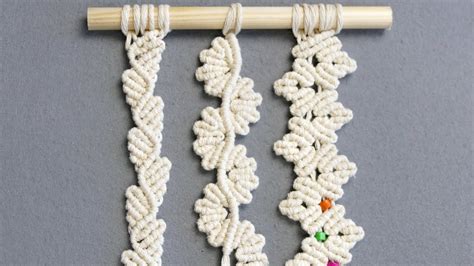 3 FLORAL MACRAME LEAF PATTERNS FOR MICRO MACRO MACRAMÉ YouTube