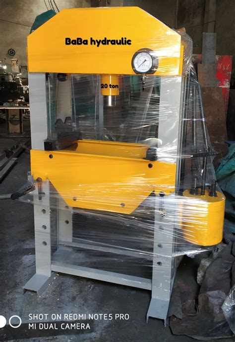 Ms Baba Yellow 20 Ton Manual Hydraulic Machine At Rs 39500 In Ludhiana Id 19118955573