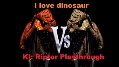 Riptor Killer Instinct Riptor Playthrough Moments And Ending Youtube