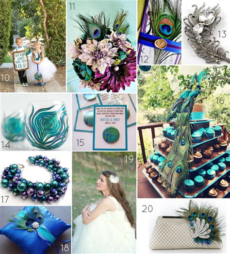 25+ Stylish Peacock Wedding Ideas. Love the colors and the peacock ...