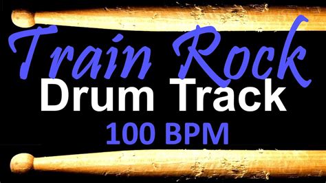 Train Rock Drum Track 100 Bpm Drum Tracks For Bass Guitar Backing Instrumental Drums 🥁465