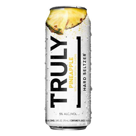 Amazon Truly Hard Seltzer Pineapple Spiked Sparkling Water