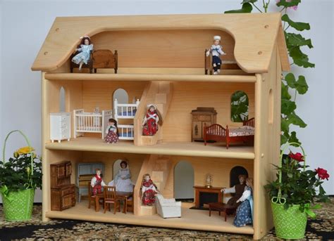 Handcrafted Natural Wooden Toy Dollhouse-waldorf - Etsy