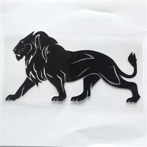 Mighty Lion 19cm Car Sticker Reflective Vinyl Decal Car Decoration