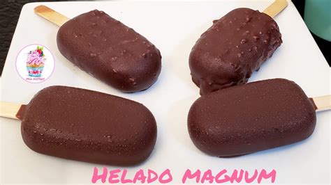 Helado Magnum Casero Sin Maquina Postre Sin Horno M A Postres Youtube