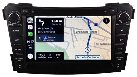 Autoradio Tactile GPS Android 10 0 Et Apple Carplay Hyundai I40