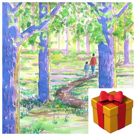 Bluebell Woods Online Watercolour Painting Project - GIFT