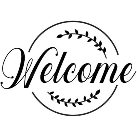 Welcome SVG Welcome Sign SVG Welcome Sign Clipart Digital Download Cut ...