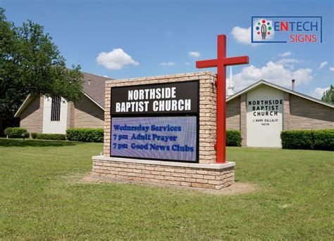 Entech Signs Alpha Led Gallery Northside Baptist Church