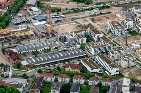 Freiburg Im Breisgau Aus Der Vogelperspektive Baustelle Zum Neubau