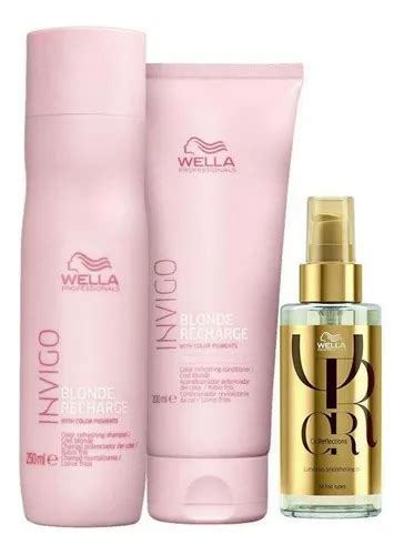 Kit Blonde Recharge Shampoo Condic Oil Refelctions ml Frete grátis