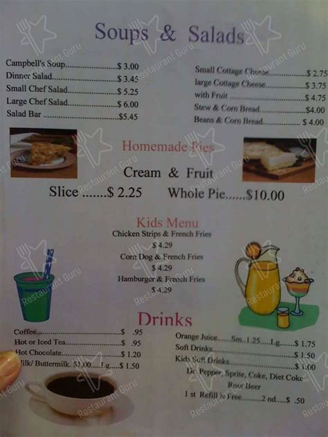 menu  diner atoka