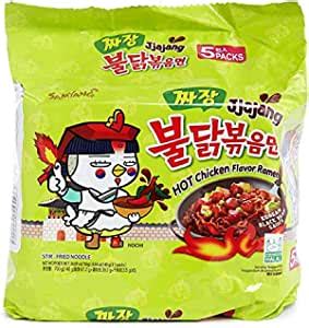 WaNaHong Samyang Hot Chicken Jjajang Black Bean Sauce Ramen Noodle