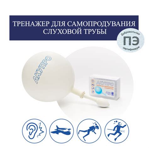 Тренажер для самопродувания слуховой трубы АкуПро - купить с доставкой ...