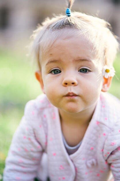 Premium Photo Close Up Portrait Of Cute Girl Outdoors