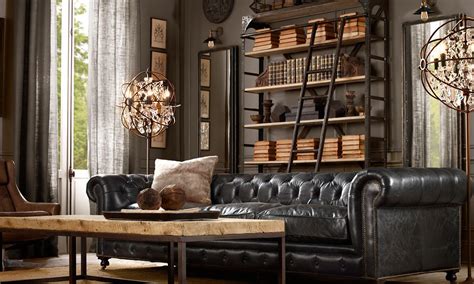 Perfect Examples Of Stylish Restoration Hardware Living Room Ideas