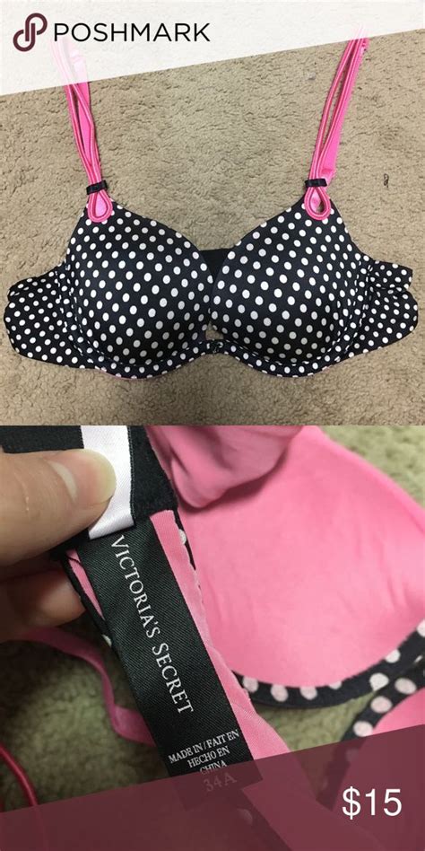 Polka Dot Victorias Secret Push Up Bra Victoria Secret Push Up Bra