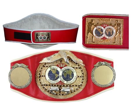 IBF Championship Belt Boxing Legends Gold plated Replica Belt 1: [IBF ...