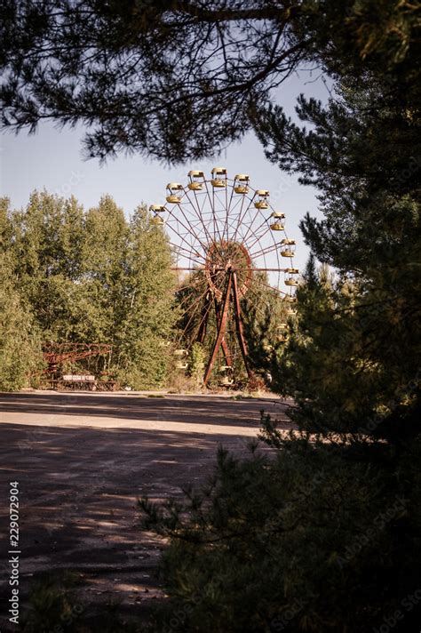 Sperrzone Von Tschernobyl Chornobyl Ukraine Prypjat Atomkatastrophe