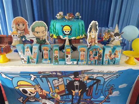 Pin De William Sousa Em Decora O De Anivers Rio One Piece Festa