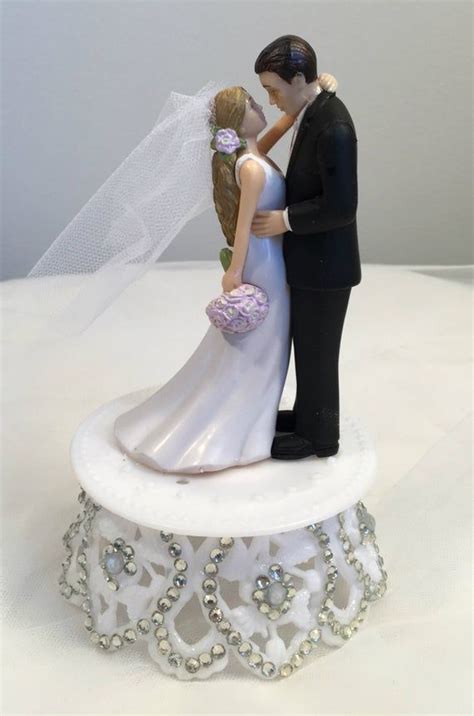 Wedding Cake Topper- Bride and Groom figurines- Traditional ...