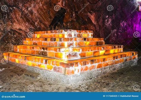 Mosque Made of Salt Bricks Inside Khewra Mine Stock Image - Image of ...