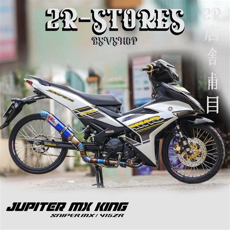 Jual Y15zr Monarch Striping Yamaha Street Mx King Sniper 150 Mxi Stiker Exciter 150 Mx King