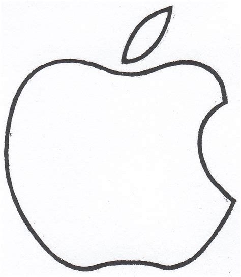 Apple Logo Outline | Free download on ClipArtMag