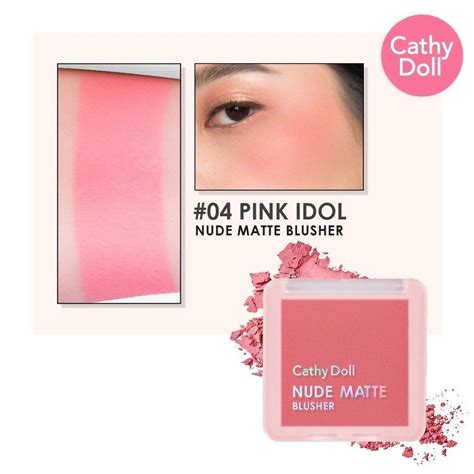 Phấn Má Hồng Cathy Doll Nude Matte Blusher Nika Cosmetics