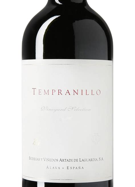 Tempranillo By Artadi Tinto Con Crianza Comprar Vino Online Tienda