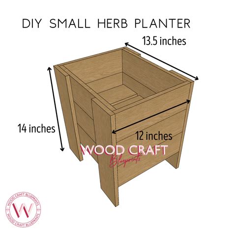 DIY Project: Herb Planter Box / Step-by-step Instructions to Build ...