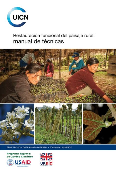 PDF Restauración funcional del paisaje rural manual de técnicas