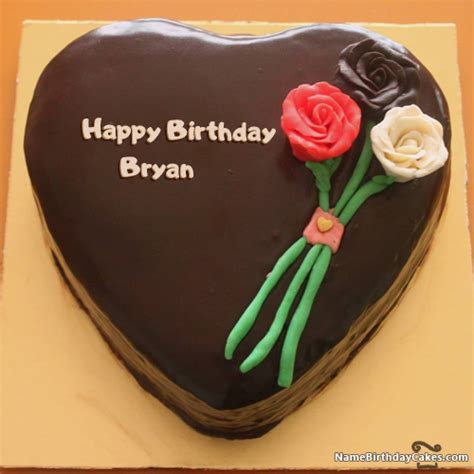 Happy Birthday Bryan Video And Images Happy Birthday Cake Images