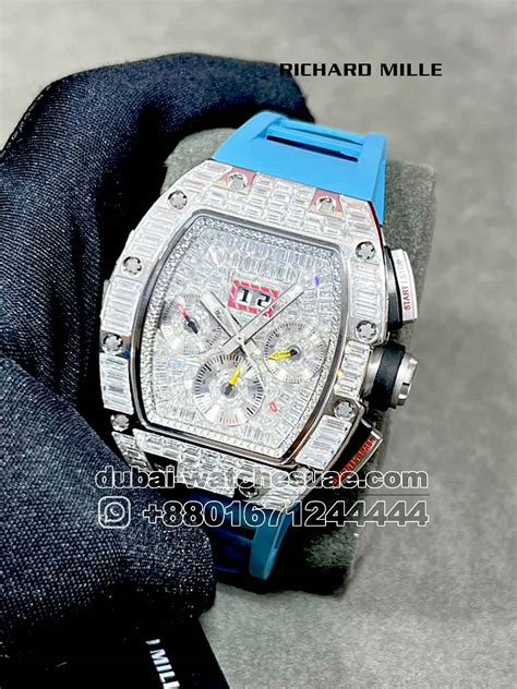 Richard Mille Rm 011 Aftermarket Iced Out Dubai Watches