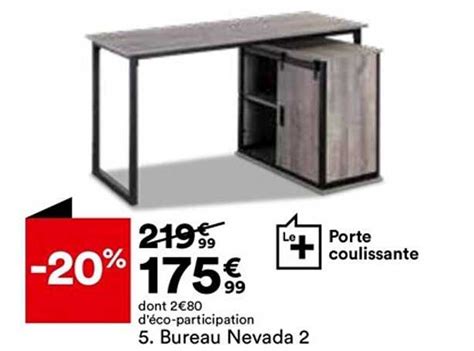 Promo Bureau Nevada 2 Chez BUT ICatalogue Fr