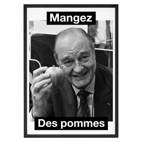 Affiche Chirac Ferme Bien Ta Gueule La French Touch