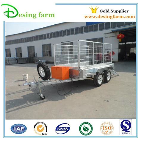 9X5 Tipper Hot DIP Galvanized Box Trailer With Loading Ramp BT 95