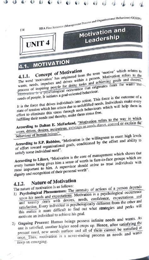 Unit 4 Pdf1 Notes Bachelors Of Business Administration Studocu