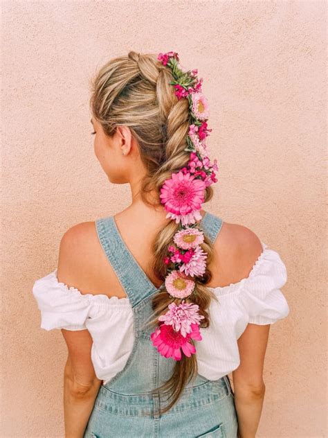 How To Create A Flower Braid