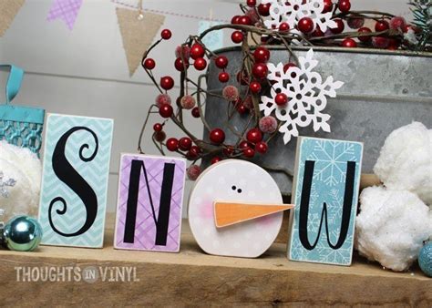 Snow Block Letter Set