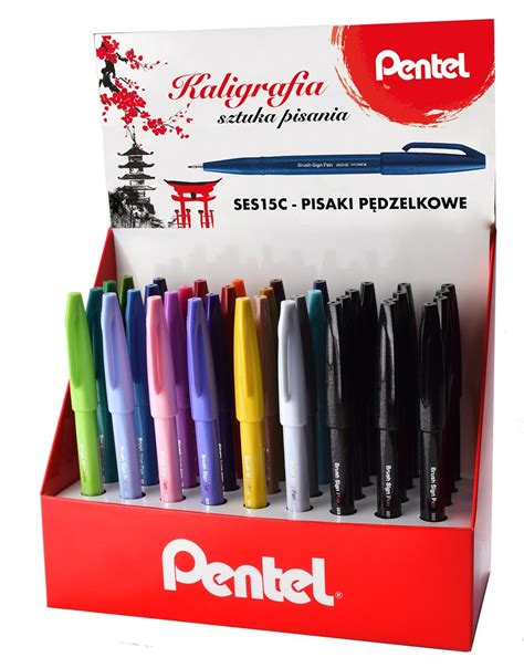 Pentel Zestaw Pędzelków Do Kaligrafii Pentel Sklep EMPIK