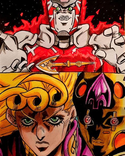 [Fanart] Giorno vs Diavolo (King crimson) : r/StardustCrusaders