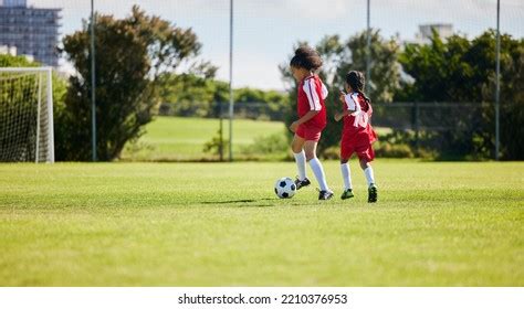 Soccer Fitness Training Children Teamwork Sports Stock Photo 2210376953 ...