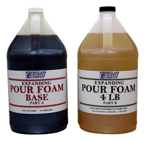 4 Lb Density Expanding Pour Foam 2 Part Polyurethane Closed Cell