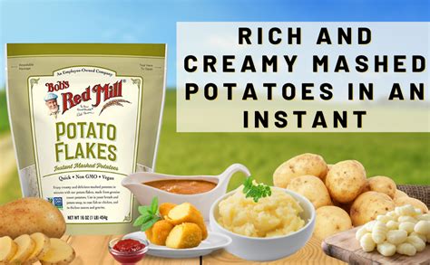 Amazon Creamy Potato Flakes Bundle Includes One 16 Oz Resealable