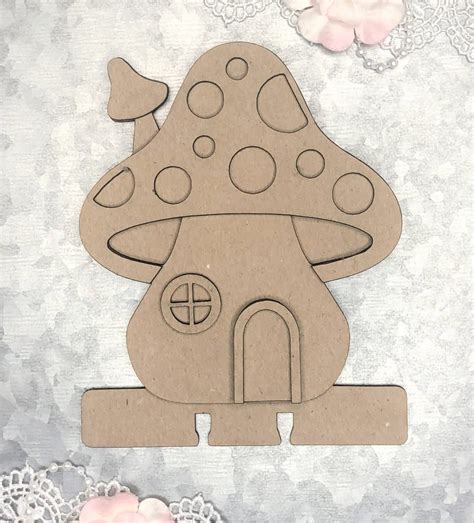 Mushroom House Mdc Scrapaholics Wholesale Laser Cut Chipboard Designs