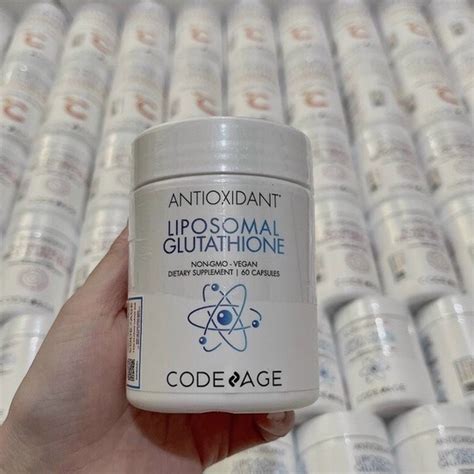 Tem CÔng Ty Viên Uống Hỗ Trợ Trắng Da Code Age Liposomal Glutathione