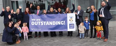 Little Professors Nursery at Walsall College celebrates Outstanding