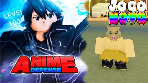 CÓdigo LanÇou Novo Jogo De Animes Estilo Tower Defense Roblox